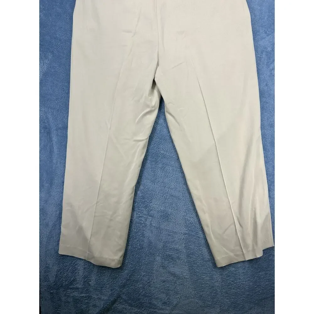 Tommy Bahama Mens 38x30 Tan 100% Silk Beige Dress Pants